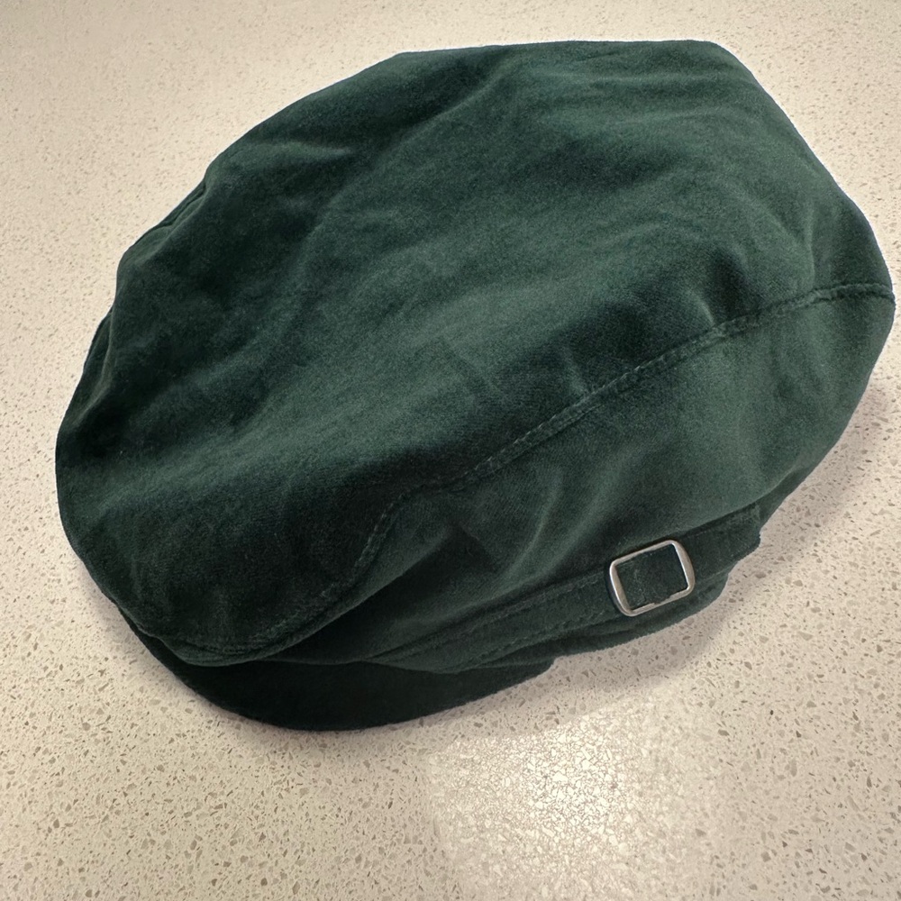 Janie and Jack Pine Green Newsboy Cap